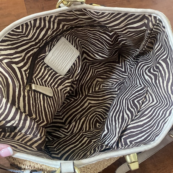 Coach Natalie Straw Satchel - Picture 16 of 16